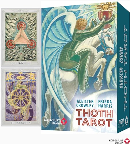 Aleister Crowley Thoth Tarot Standard DE: 78 Karten mit Anleitung von Königsfurt-Urania